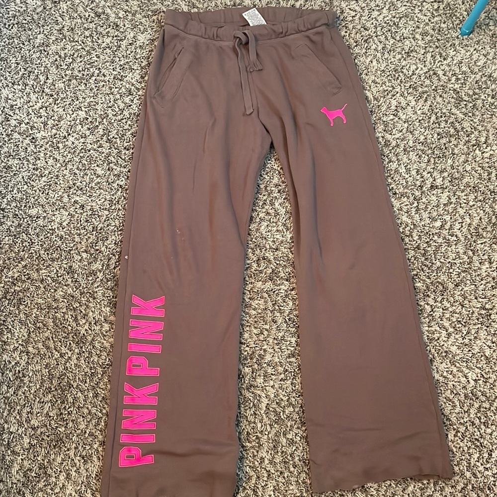 Pink sweat pants